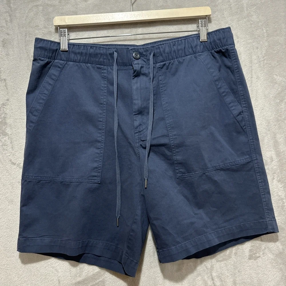 Polo Ralph Lauren Prepster Shorts Men's M Navy Classic Fit Chino Drawstring Logo
